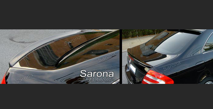 Custom Mercedes CLK  Coupe Trunk Wing (2003 - 2009) - $289.00 (Manufacturer Sarona, Part #MB-018-TW)